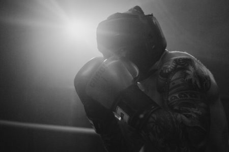 拳擊運動:增強體能示意圖