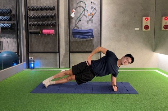 側棒式:補強側腹與骨盆穩定